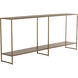 Eiffel 80 X 14 inch Antique Brass Console Table